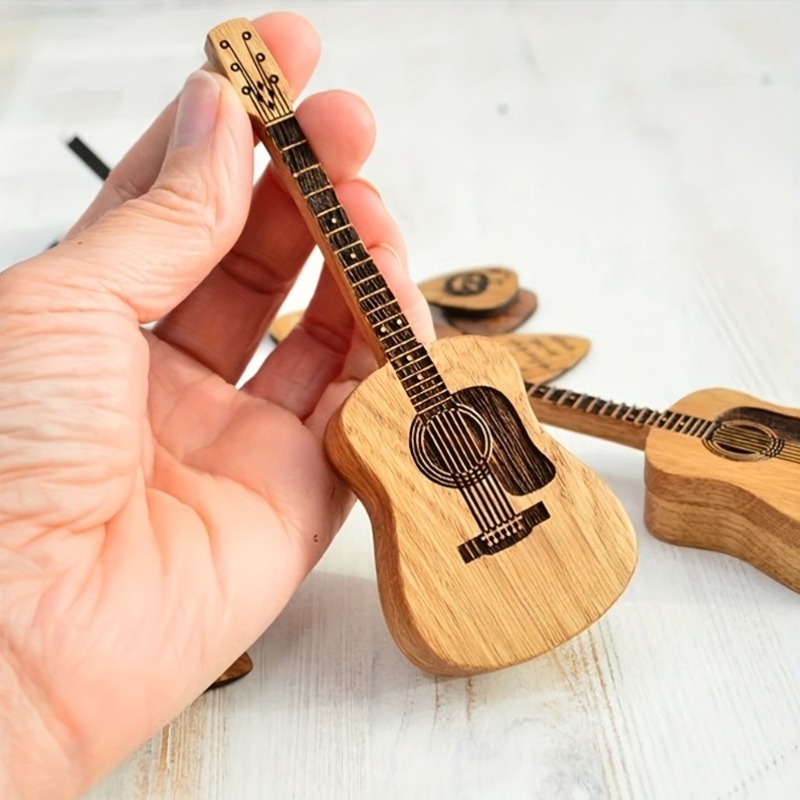 Desk Setup Kit - 1 Set Creative Guitar Pick Display,