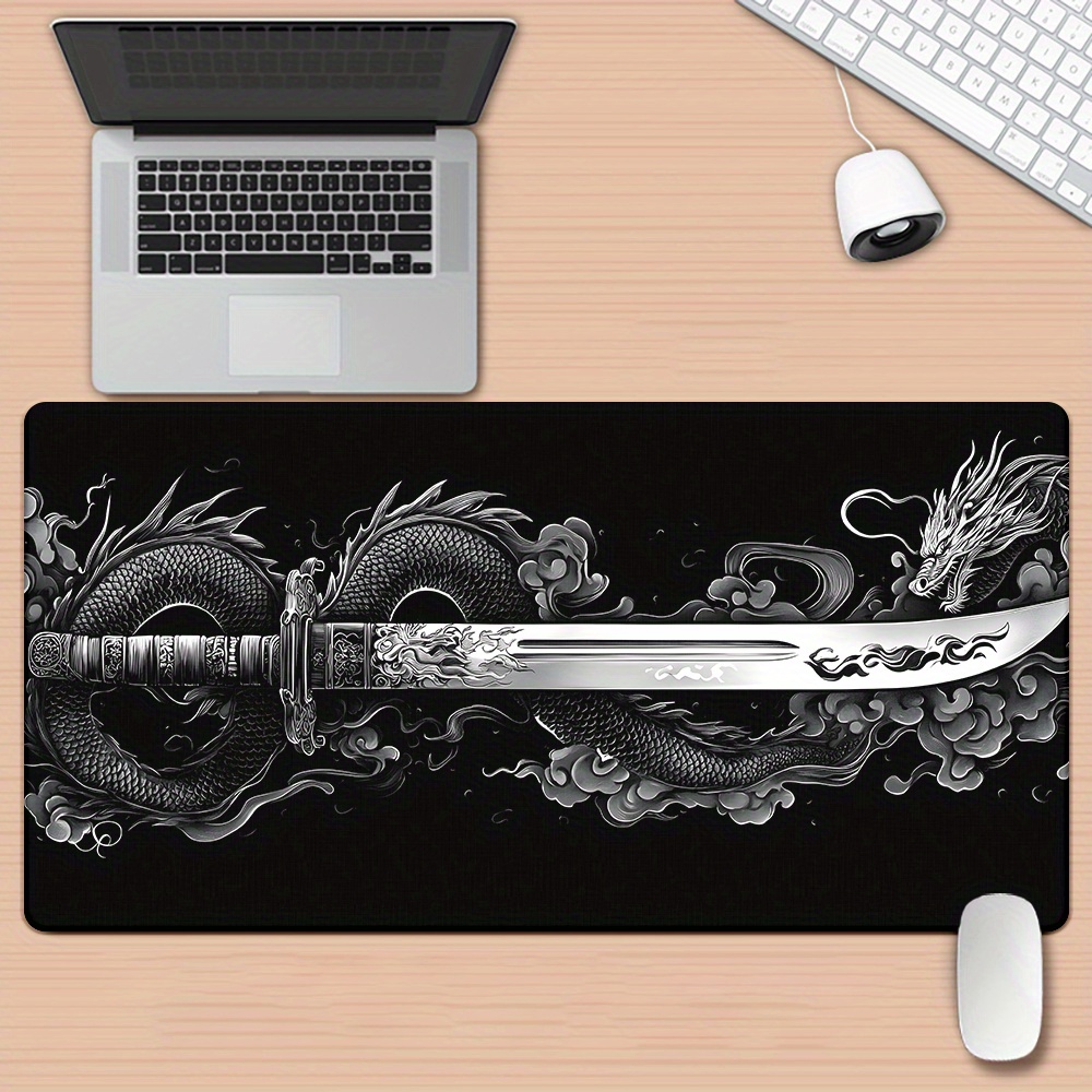 Desk Setup Katana - Dragon Katana Sword Large Gaming Mouse