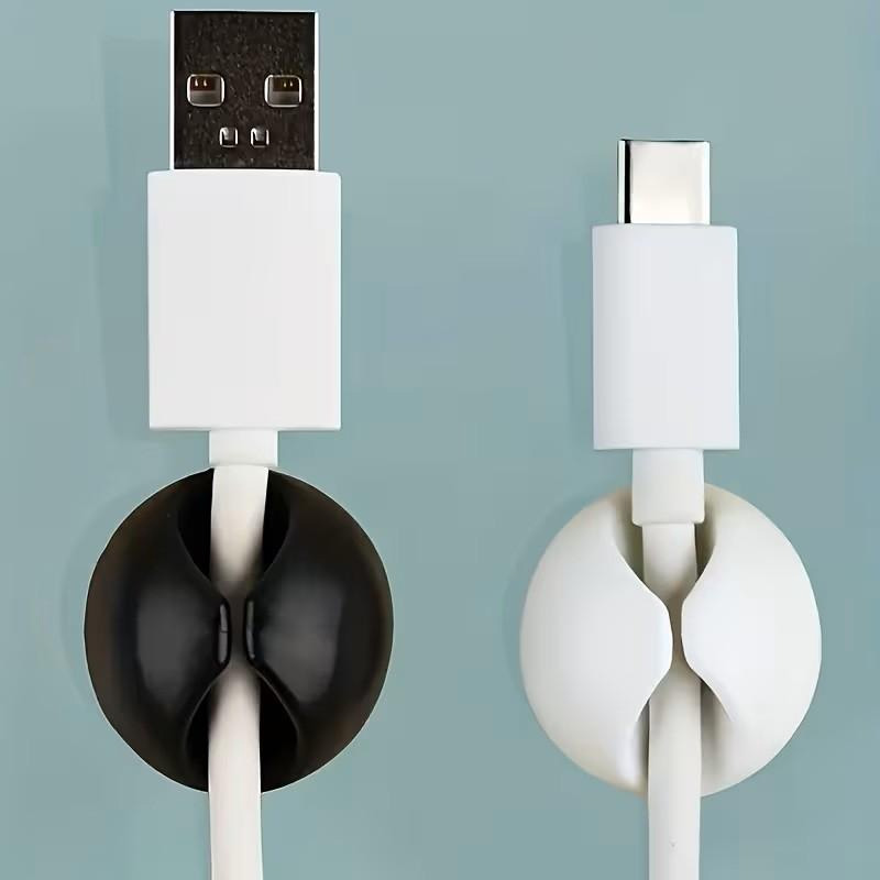 Desk Setup At Home - 6/10/18-Piece Cable Organizer Set, Desktop Cable