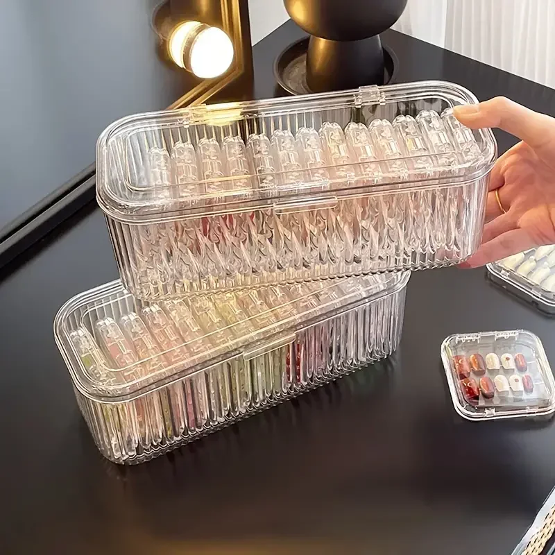 Desk Setup Tips - Storage Box Cosmetic Storage Box Transparent