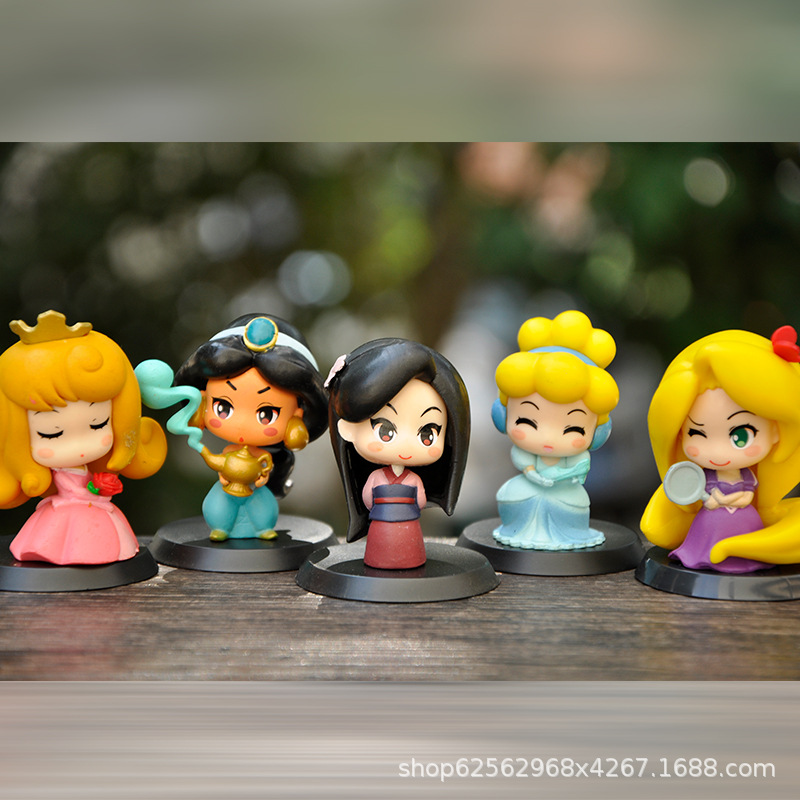 9pcs/set Anime Princess Q Vers - đánh giá và giá Desk Setup Kit