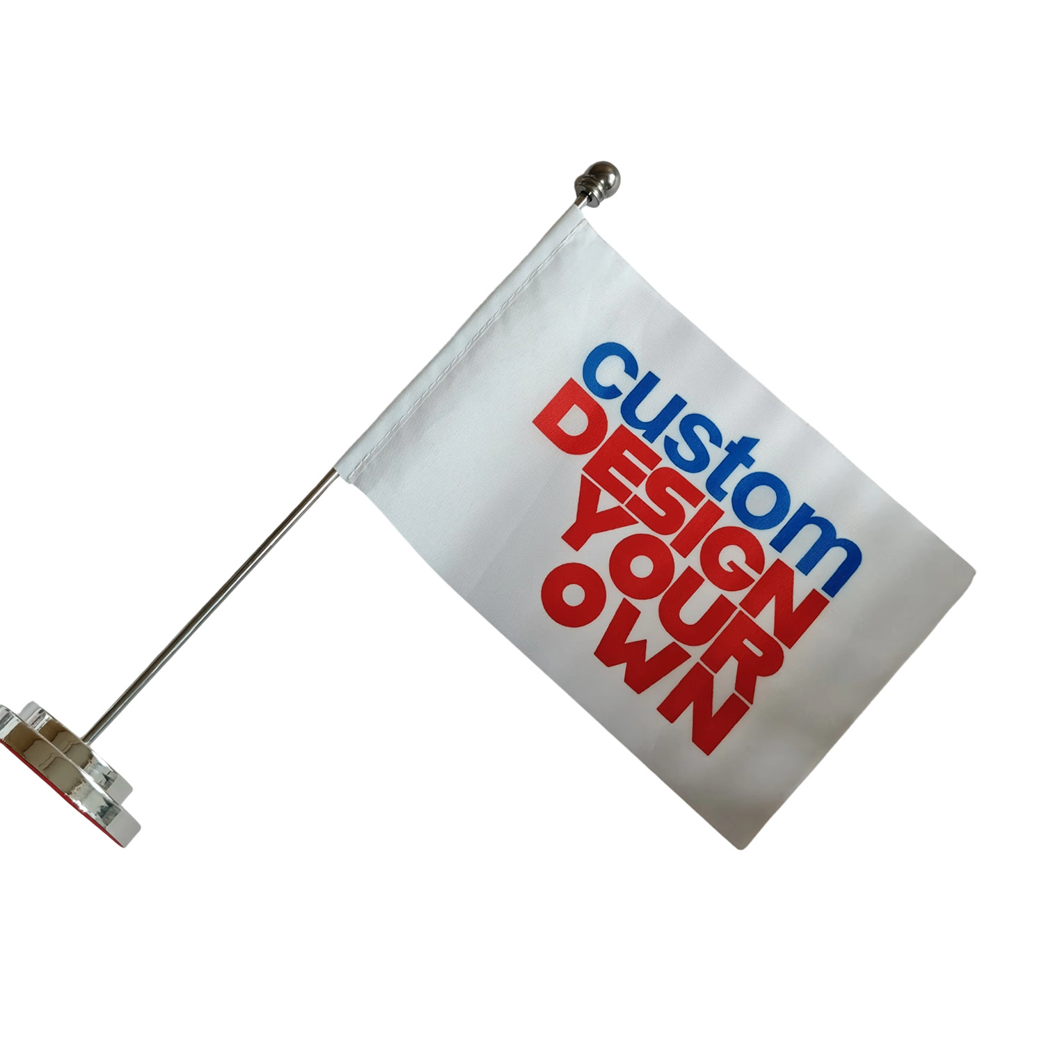 Custom 1pc Table Flag with Sta - đánh giá và giá Desk Setup Kit