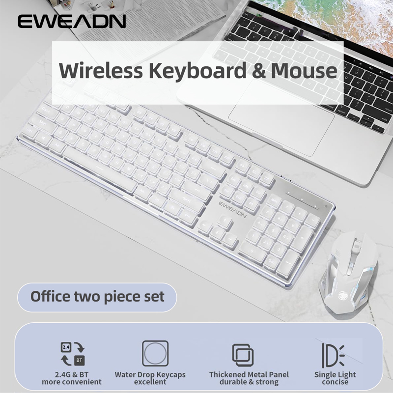 EWEADN V3 wireless Silent Offi - đánh giá và giá Desk Setup Keyboard