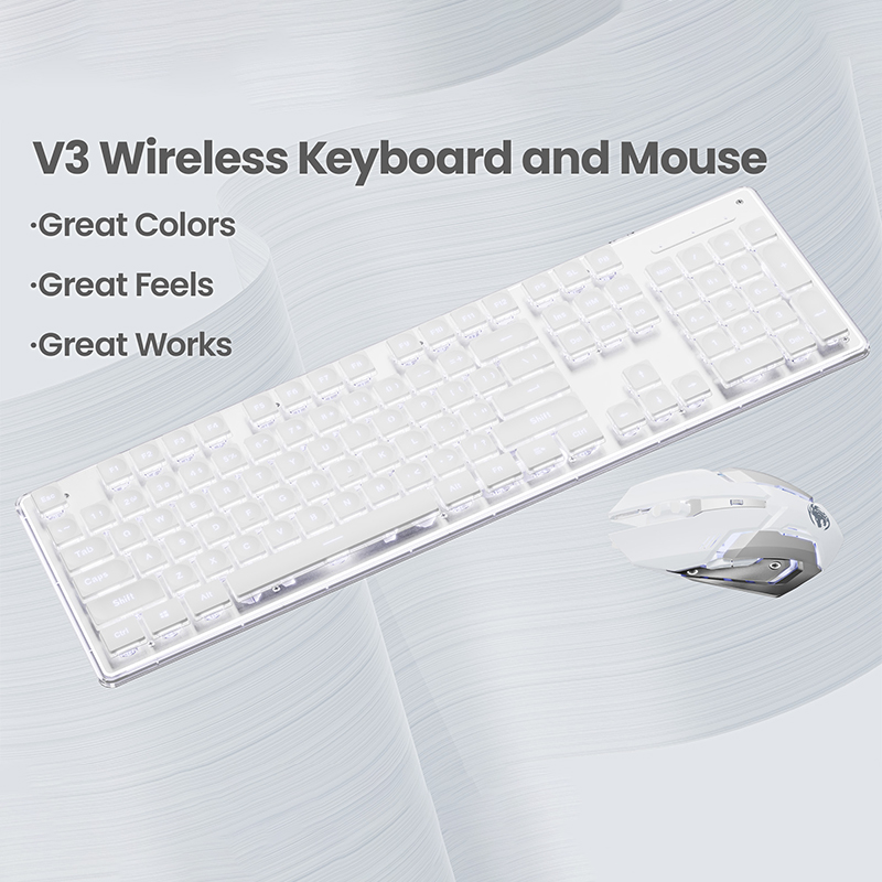 EWEADN V3 wireless Silent Offi - đánh giá và giá Desk Setup Keyboard