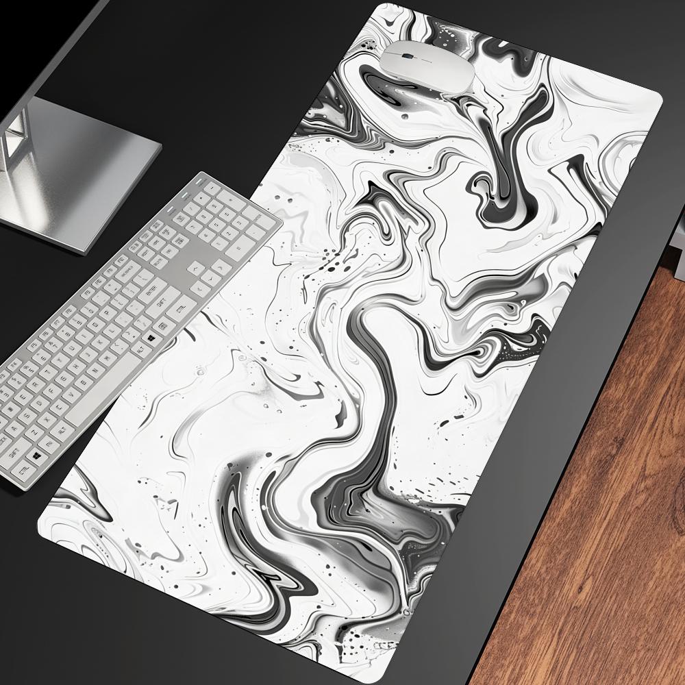 Abstract Fluid Non Slip Rubber - đánh giá và giá Desk Setup Gaming And Work