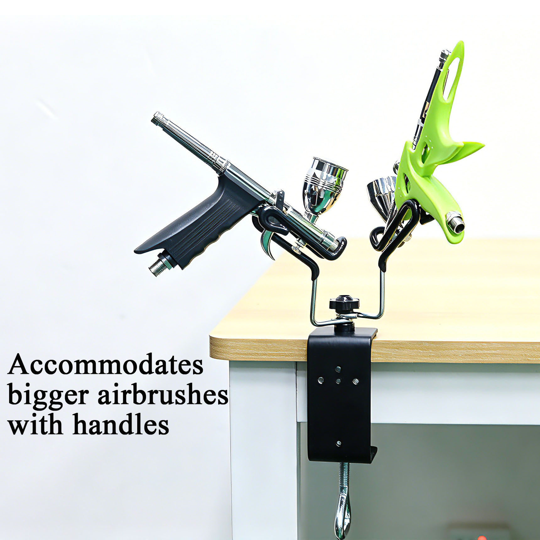 Large Airbrush Holder for Hand - đánh giá và giá Desk Setup Kit