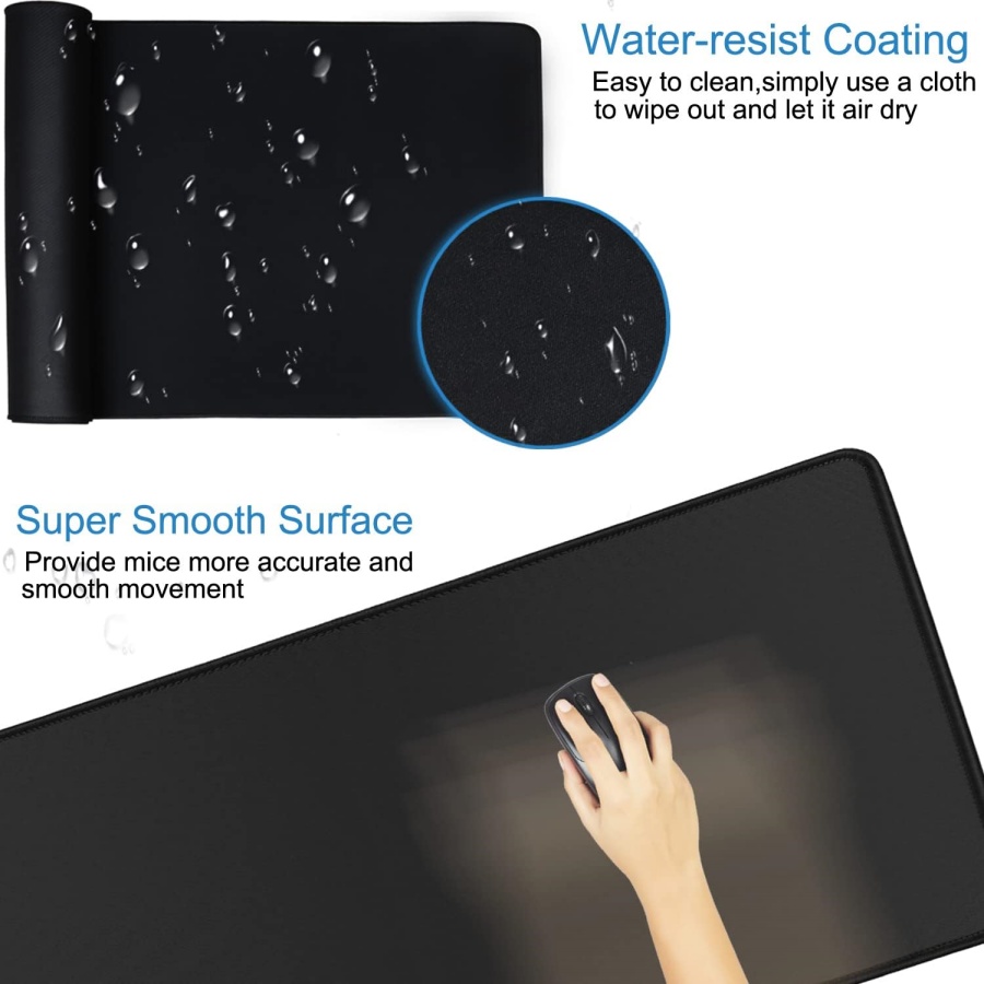 Gaming Mousepad Grey Marble La - đánh giá và giá Desk Setup Grey