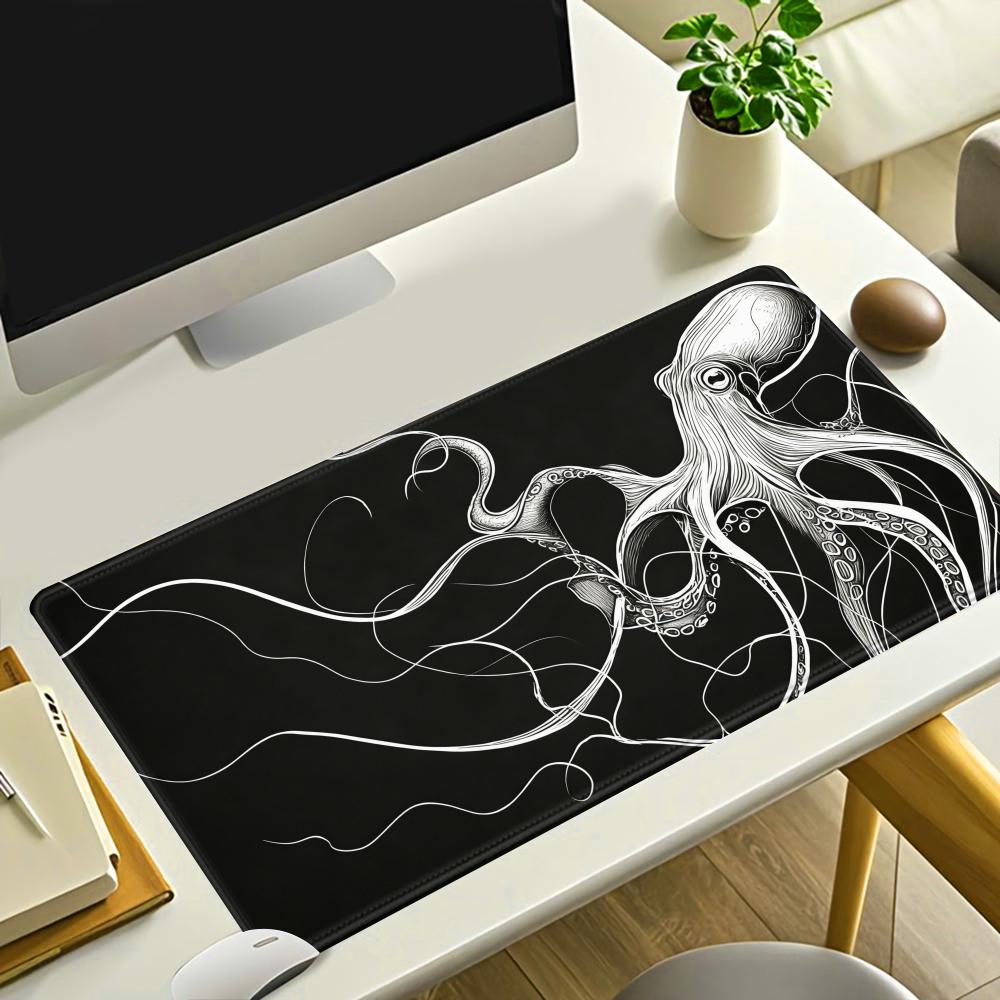 HYBXAXC Octopus Mouse Pad, Bla - đánh giá và giá Desk Setup Or Set Up