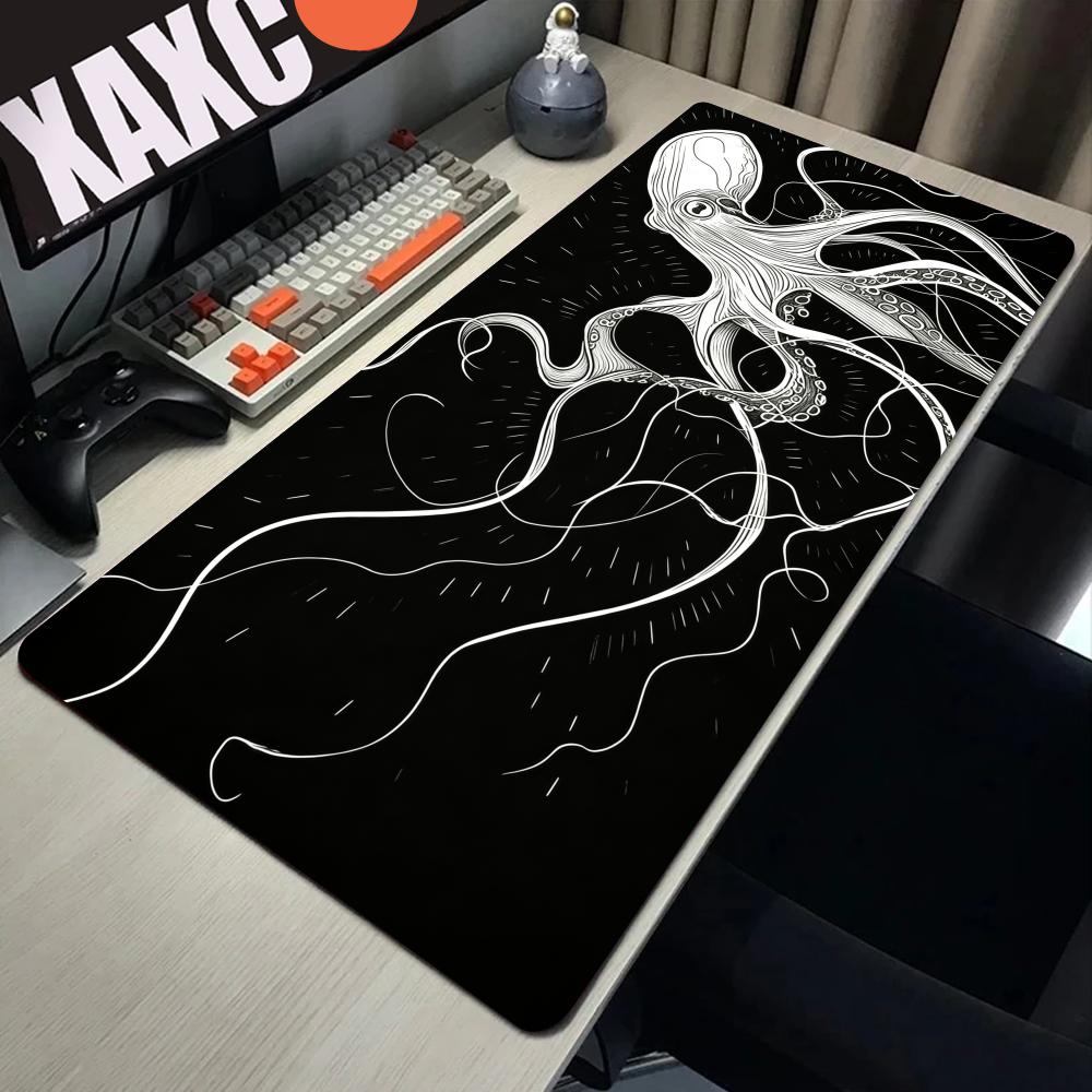 HYBXAXC Octopus Mouse Pad, Bla - đánh giá và giá Desk Setup Or Set Up