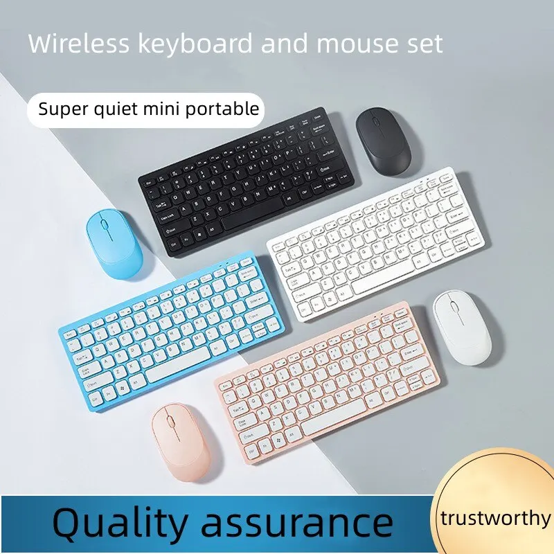 2.4G Wireless Keyboard and Mou - đánh giá và giá Desk Setup Keyboard