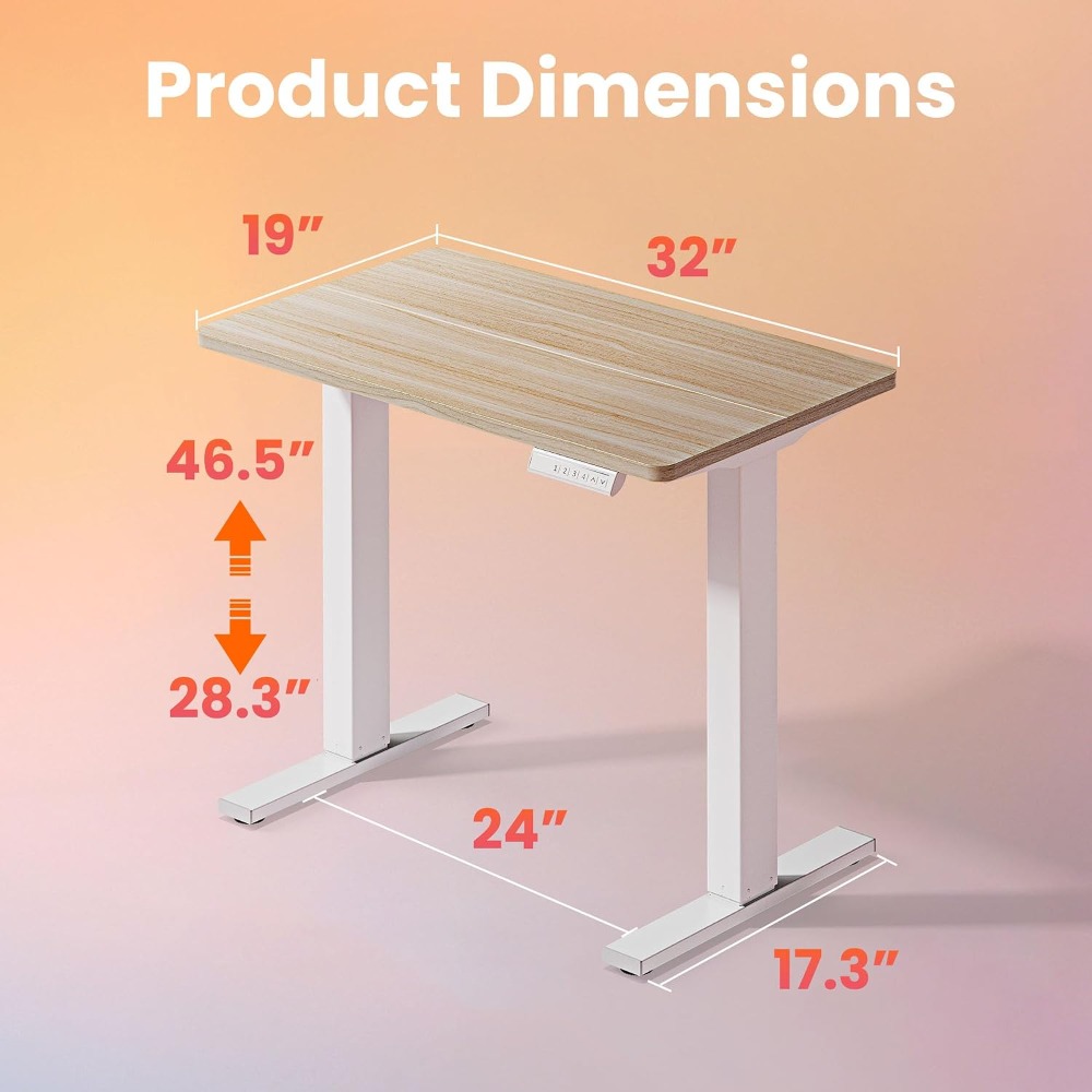 Small Electric Standing Desk A - đánh giá và giá Desk Setup L Shaped