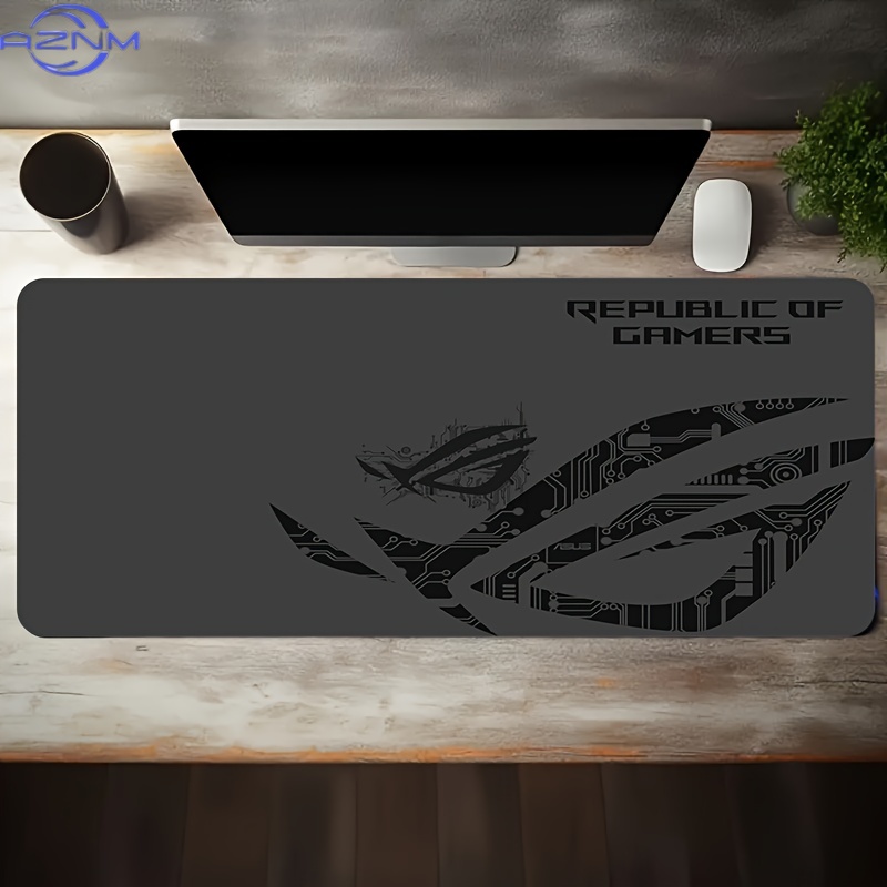 1pc Large Gaming Mouse Pad ROG - đánh giá và giá Desk Setup In Office