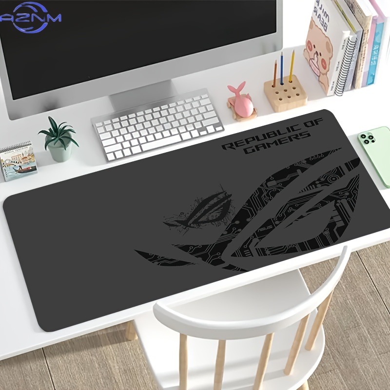1pc Large Gaming Mouse Pad ROG - đánh giá và giá Desk Setup In Office