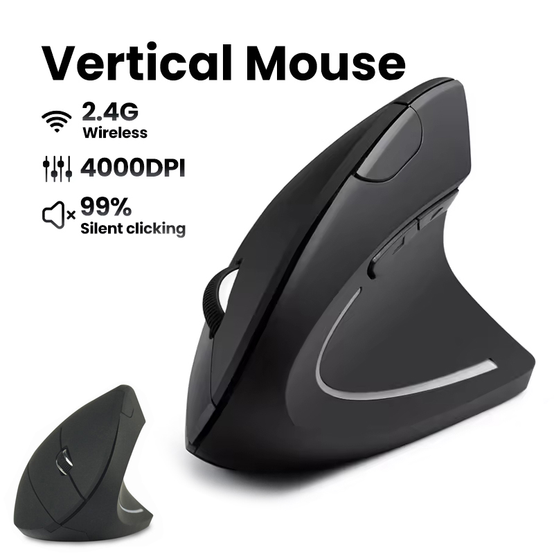 Ergonomic Wireless Mouse 1600  - đánh giá và giá Desk Setup Gaming And Work
