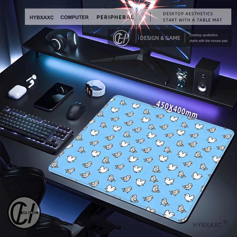 HYBXAXC Cute Blue Bird Pattern - đánh giá và giá Desk Setup Or Set Up