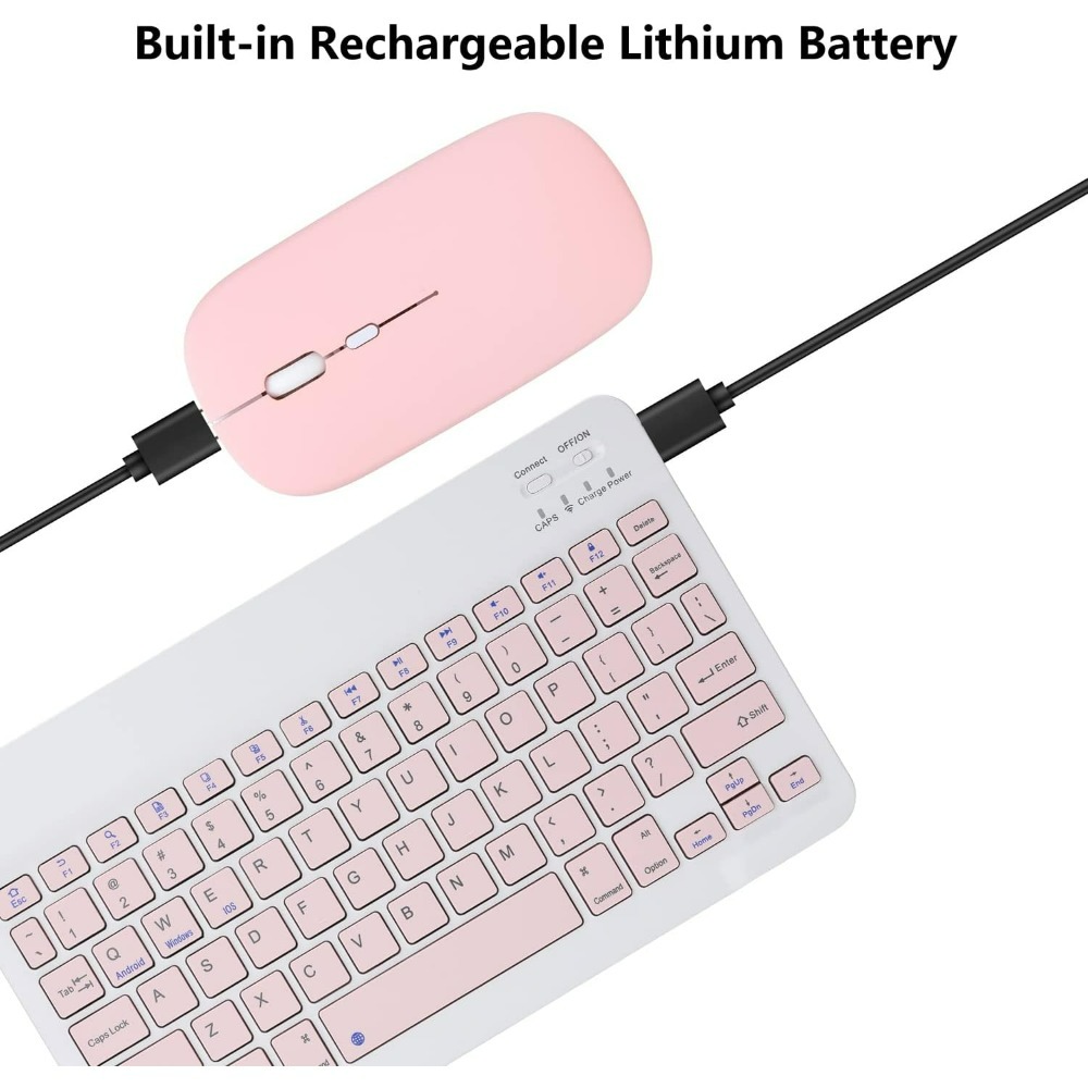10 lnch Wireless  Bluetooth Mi - đánh giá và giá Desk Setup Keyboard