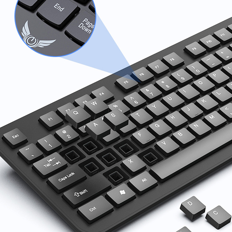 2.4G Wireless Keyboard Mouse S - đánh giá và giá Desk Setup Keyboard