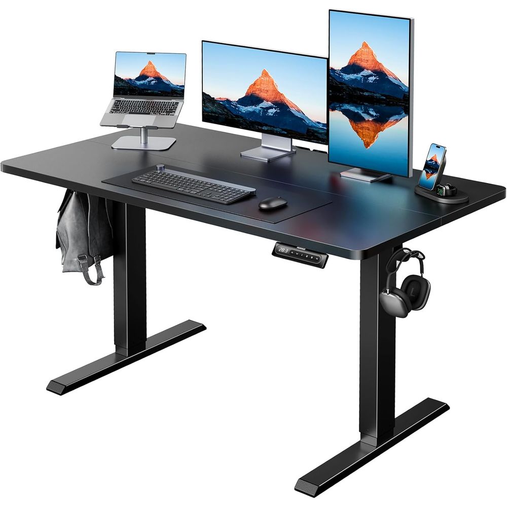 Electric Standing Desk, 47 x 2 - đánh giá và giá Desk Setup Or Set Up