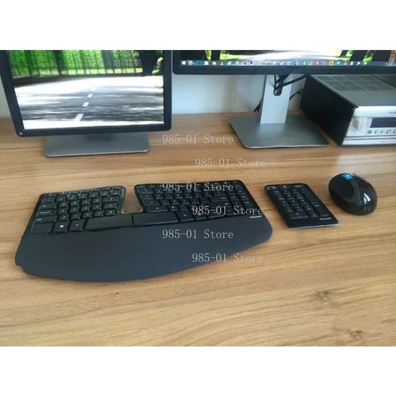 Wireless Keyboard and Mouse Se - đánh giá và giá Desk Setup Keyboard