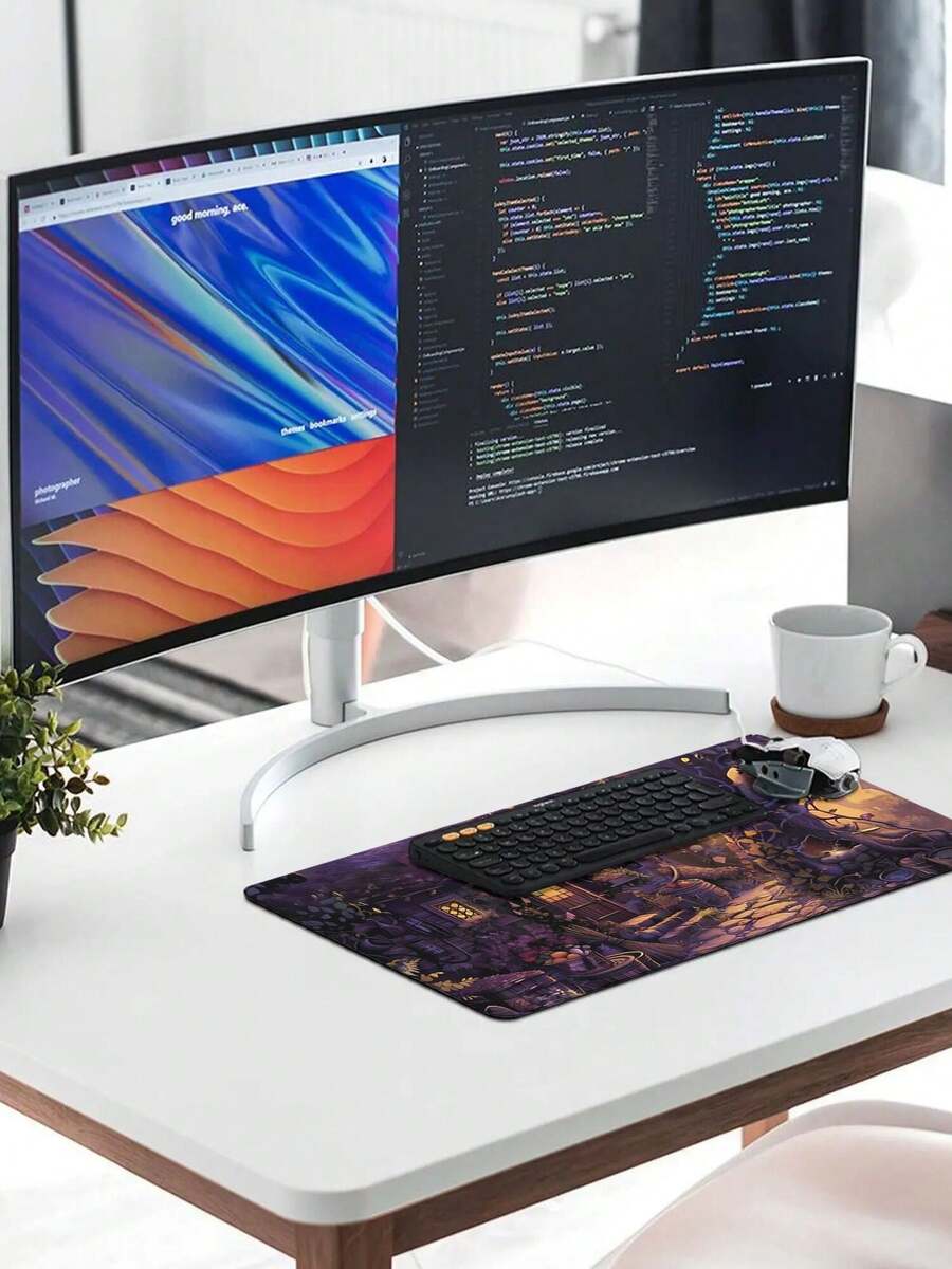 Large Gaming Mouse Pad With Fa - đánh giá và giá Desk Setup Gaming And Work