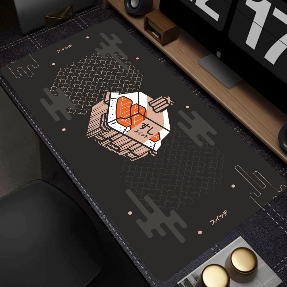 Tech Abstract Pattern Large Mo - đánh giá và giá Desk Setup Gaming And Work