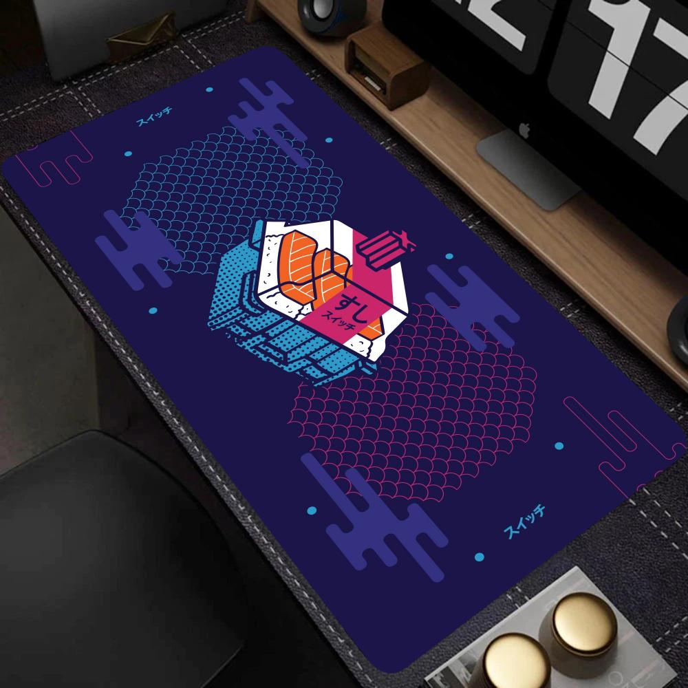 Tech Abstract Pattern Large Mo - đánh giá và giá Desk Setup Gaming And Work