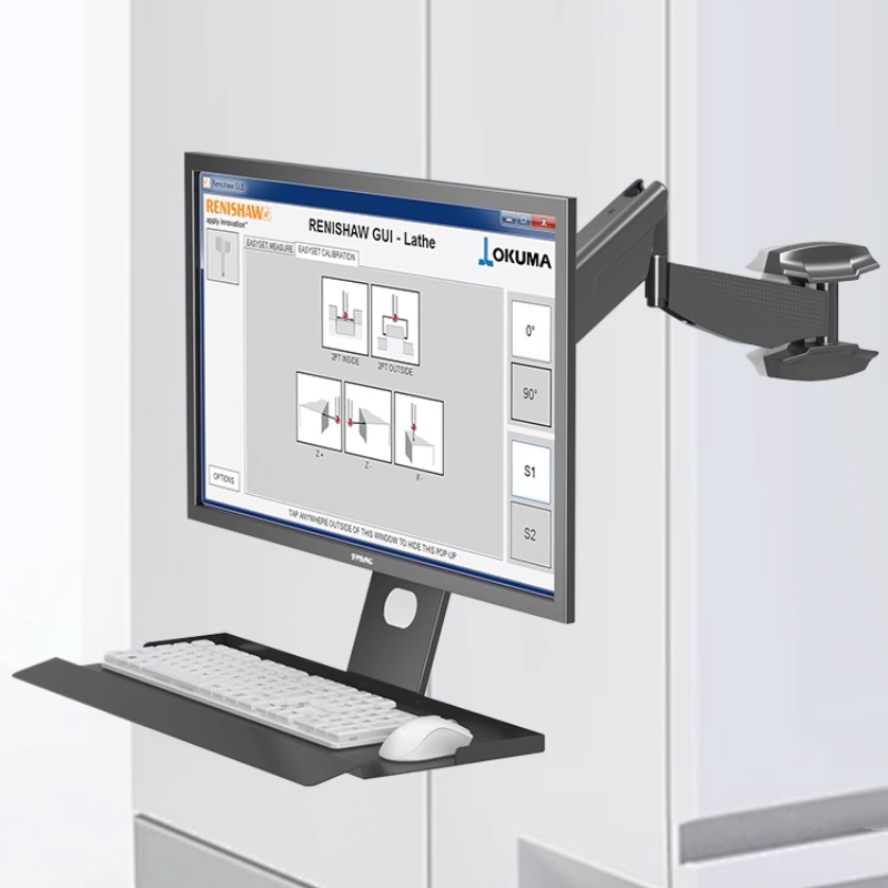 Heavy Duty Monitor Mount Rack  - đánh giá và giá Desk Setup Monitor Arm