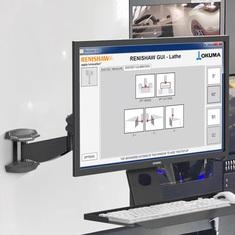 Heavy Duty Monitor Mount Rack  - đánh giá và giá Desk Setup Monitor Arm