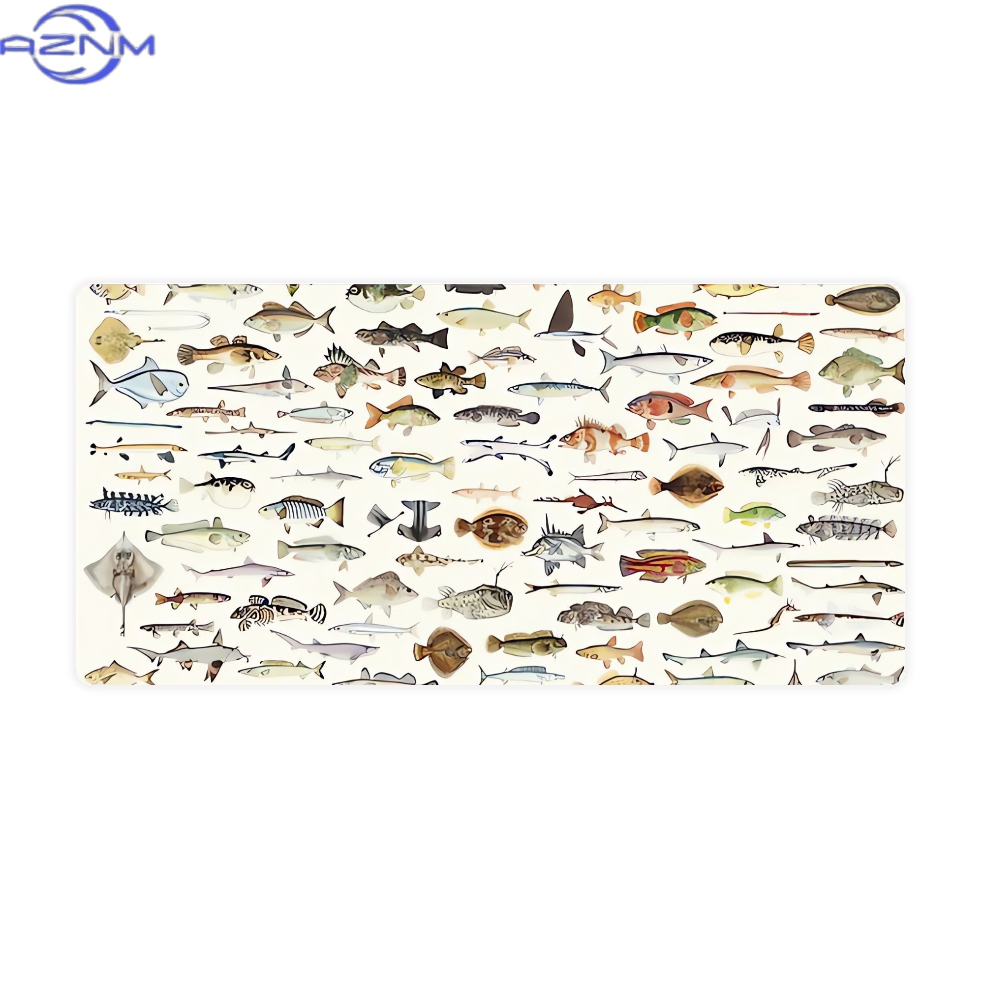 Fish Desk Mat for Mood Lightin - đánh giá và giá Desk Setup Or Set Up