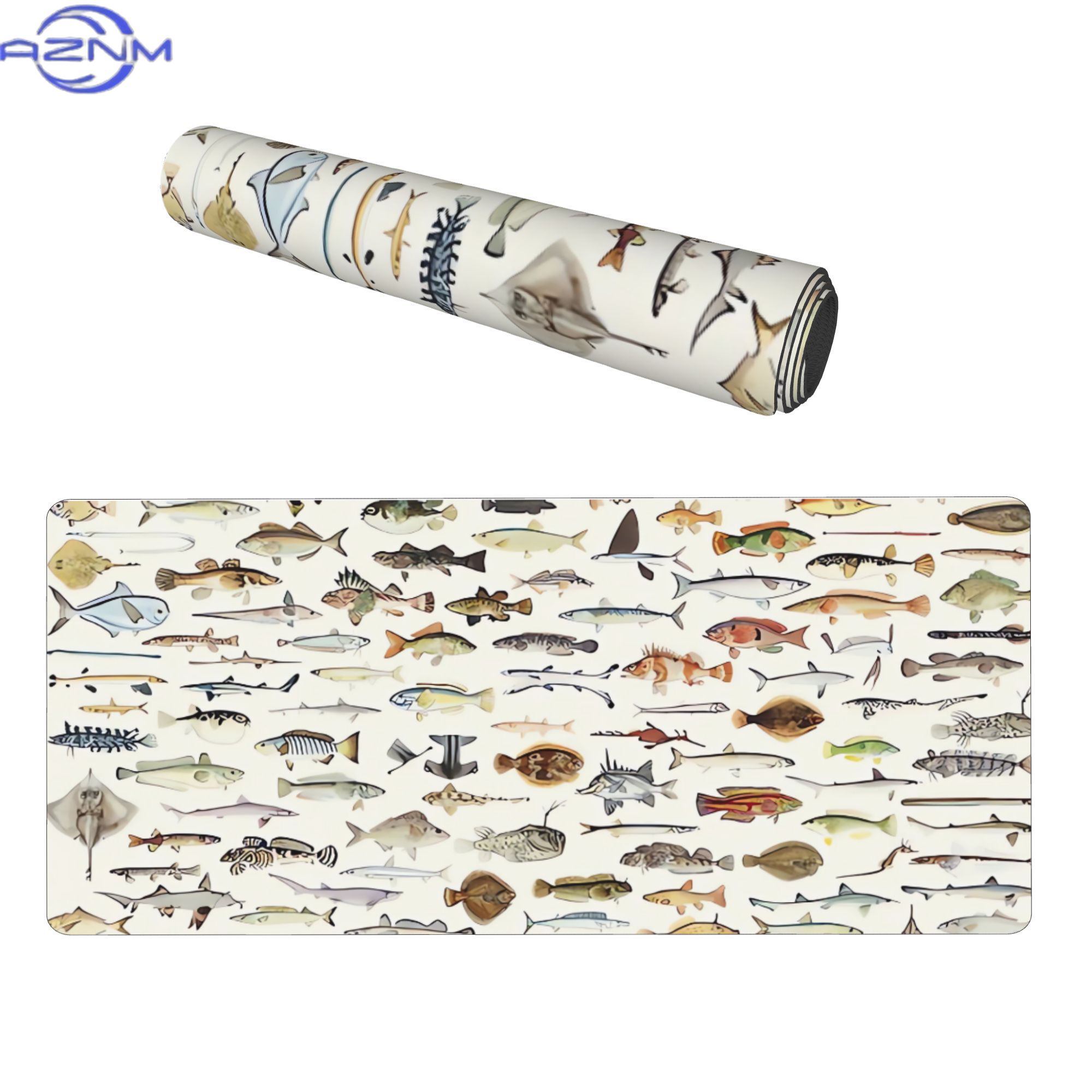 Fish Desk Mat for Mood Lightin - đánh giá và giá Desk Setup Or Set Up