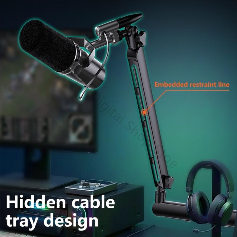 96BA Nhôm Linh Hoạt Micro Boom - đánh giá và giá Desk Setup Studio
