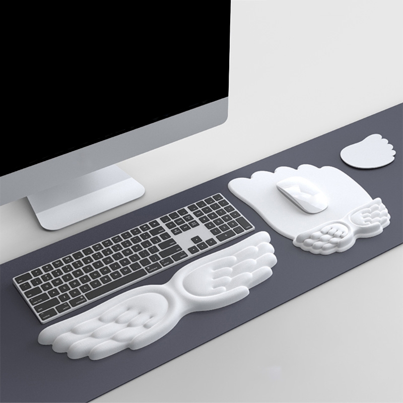 Keyboard Mouse Wrist Rest Ange - đánh giá và giá Desk Setup Keyboard