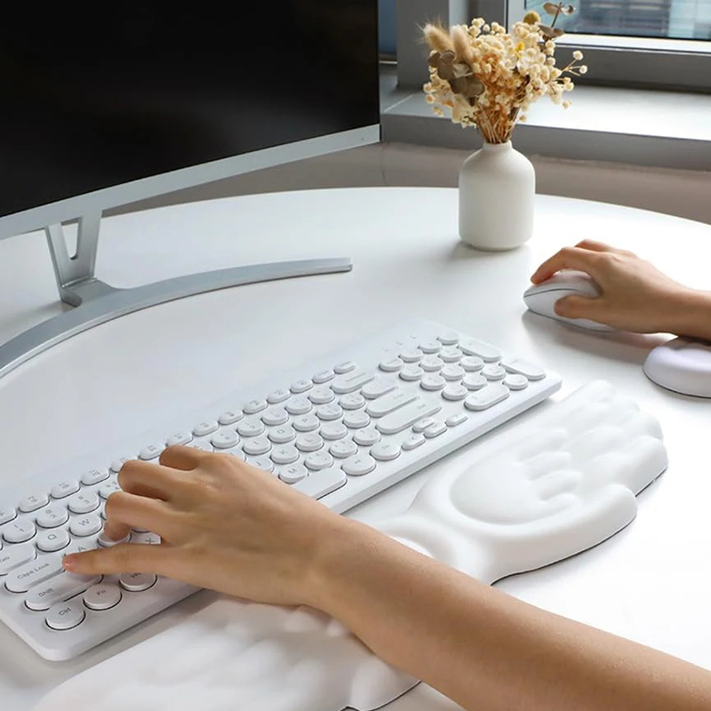 Keyboard Mouse Wrist Rest Ange - đánh giá và giá Desk Setup Keyboard