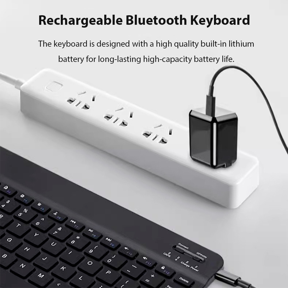Bluetooth Wireless Keyboard Fo - đánh giá và giá Desk Setup Keyboard
