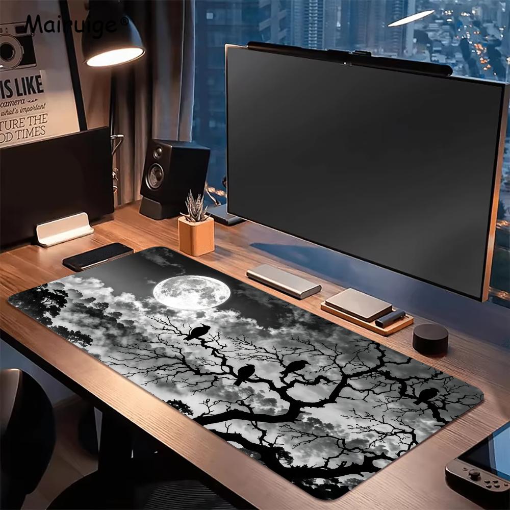 Grey Moonlit Night Large Mouse - đánh giá và giá Desk Setup Grey